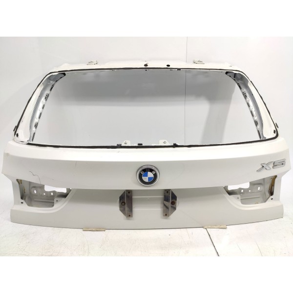 Tampa Traseira Porta Malas Bmw X5 2014/2019 Lisa Branco