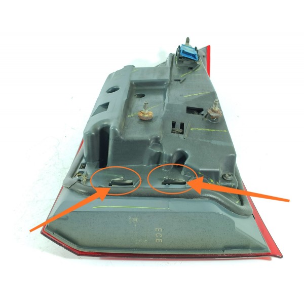 Lanterna Tampa Bmw X5 Esquerda Led 2014/2019 Det 730127107 Esquerdo/motorista Vermelho