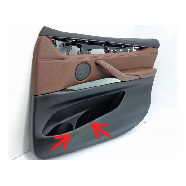 Forro Porta Dianteiro Direito Bmw X5  2014/2016 T0510634 Det Marrom