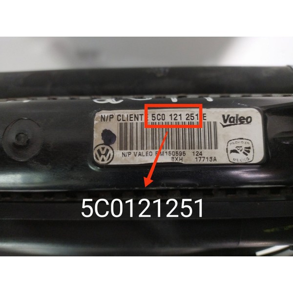 Kit Radiador Jetta 2.0 2011/2016