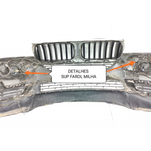 Parachoque Bmw X5 Dianteiro 2014 A 2018 Completo Det Branco