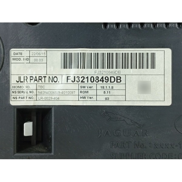 Instrumento Painel Evoque  Velocimetro 2012/2018 Fj3210849db