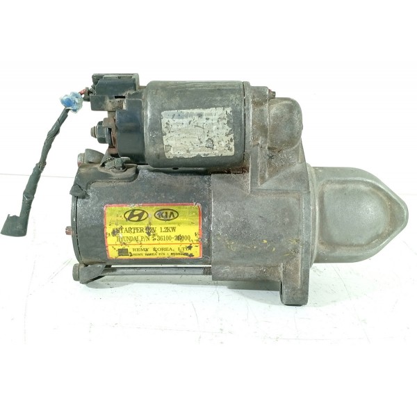 Motor Arranque Partida Santa Fé 2.4 2011/2013 361002g000 Det