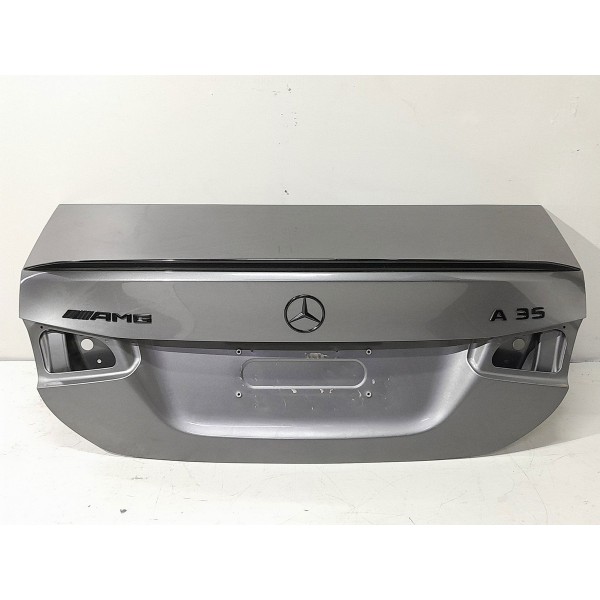 Tampa Traseira Mercedes Classe A35 Amg Sedan  2019/2025 Cinza-escuro