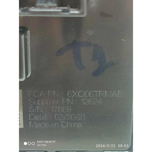 Botao Vidro Trava Compass Dianteira Dir 2022/2024 6xq06trmab