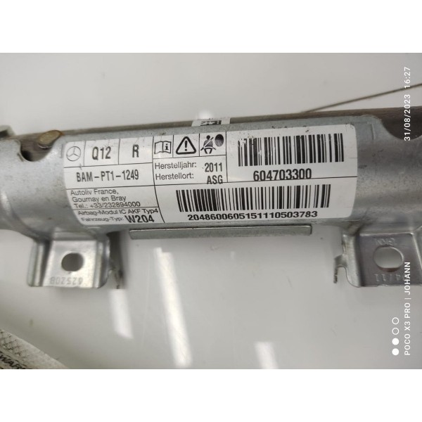 Cortina Airbag Mercedes C180 C200 Dir 2008/2014 2048600605