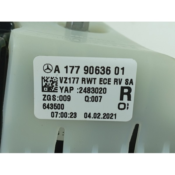 Lanterna Mercedes A35 A200 Sedan Dir 2020/2024 A1779063601 Direito/passageiro