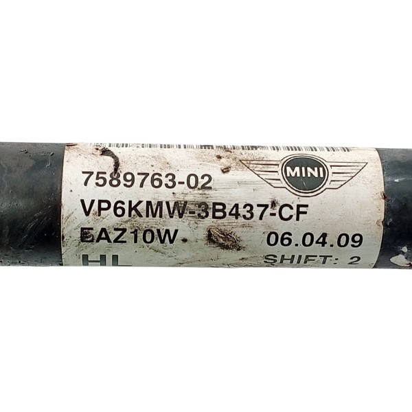 Semi Eixo Mini Cooper R56 Esquerdo 2009/2012 758976302