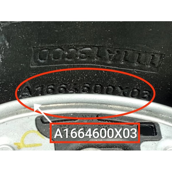 Volante Mercedes Ml350 2012/2015 Det A1664600x03 Preto