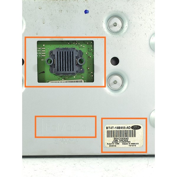 Tela Painel Ford Edge 2010/2014 Bt4t18b955ad