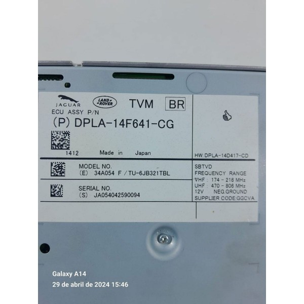 Modulo Antena Digital Discovery Sport 2014/2019 6jb321tbl