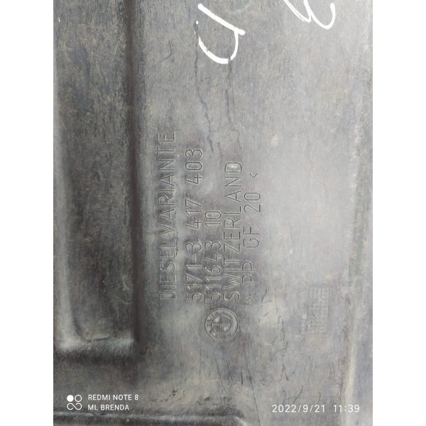 Protetor Tanque Combustivel Bmw X3 2006/2011 51713417403