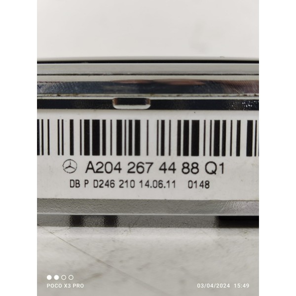 Moldura Alavanca Mercedes C180 C200 2012/2014 A2042674488