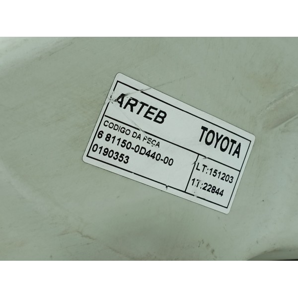 Farol Toyota Etios Esquerdo 2012/2020 6811500d440 Esquerdo/motorista