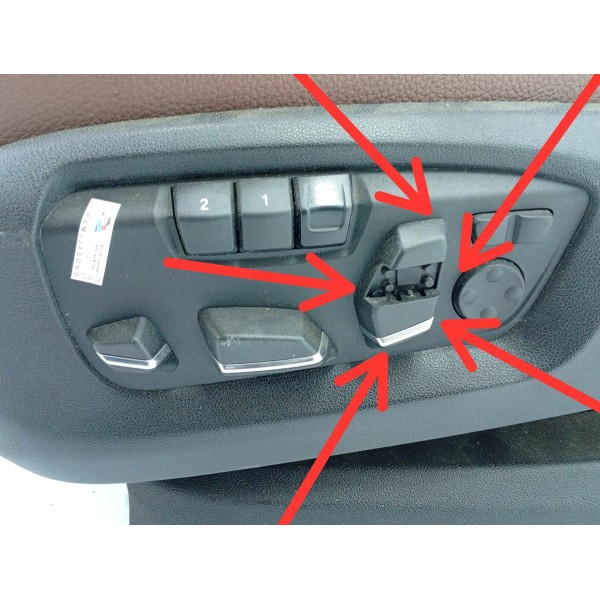 Jogo Bancos Bmw X5 2014/2019 Terracota Det Marrom-escuro