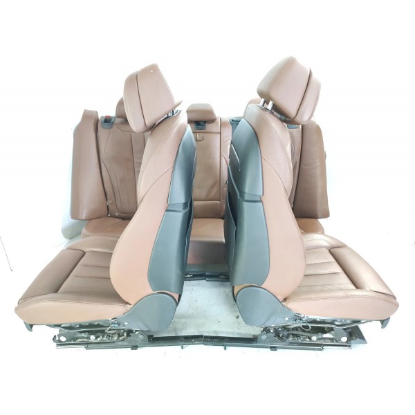 Jogo Bancos Bmw X5 2014/2019 Terracota Det Marrom-escuro