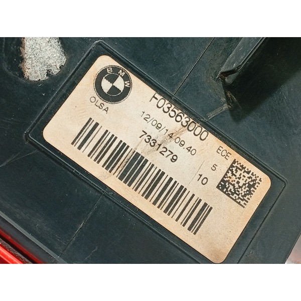 Lanterna Bmw X4 Esquerda 2015/2018 7331279 Esquerdo/motorista Vermelho