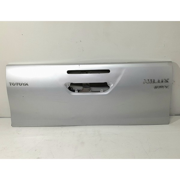 Tampa Traseira Hilux Srx 2016/2020 Lisa Cinza