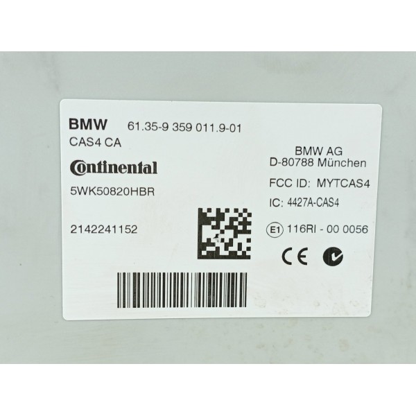 Modulo Trava Portas Bmw X3 X4 2012/2018 61359359011