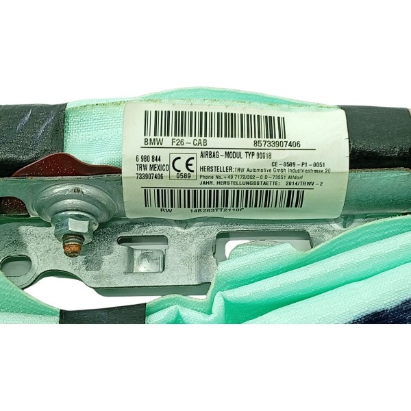 Cortina Airbag Bmw X3 X4 Direita 2015/2018 85733907406