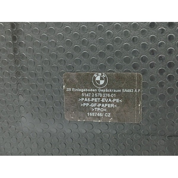 Tampao Fundo Porta Malas Bmw X4 2015/2018 5147257027601 Preto