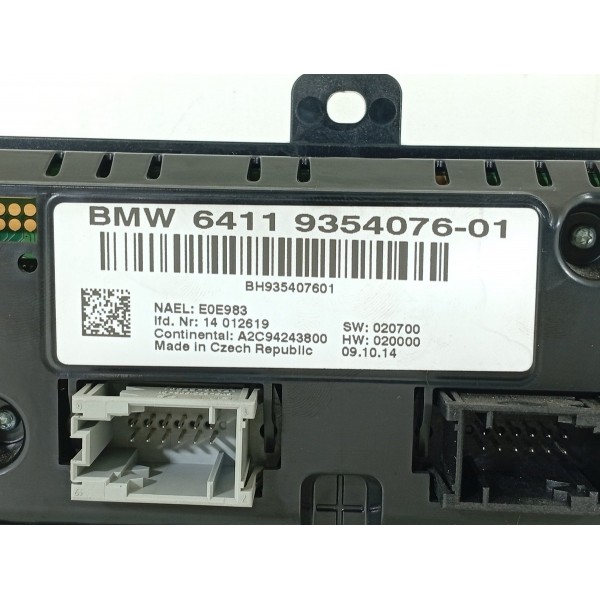Comando Ar Radio Bmw X3 X4 2015/2018 935407601  Det