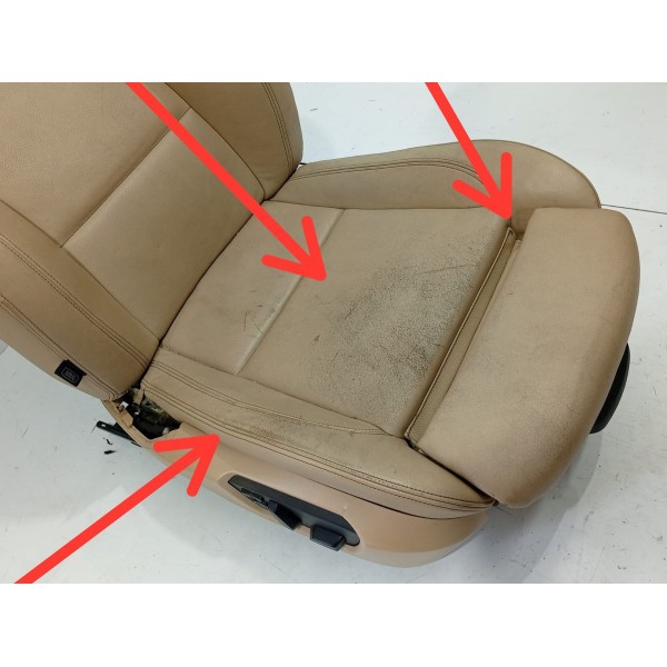 Jogo Bancos Eletricos Bmw X3 X4 2015/2018 Det Bege