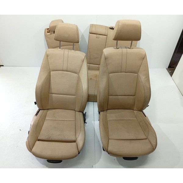 Jogo Bancos Eletricos Bmw X3 X4 2015/2018 Det Bege