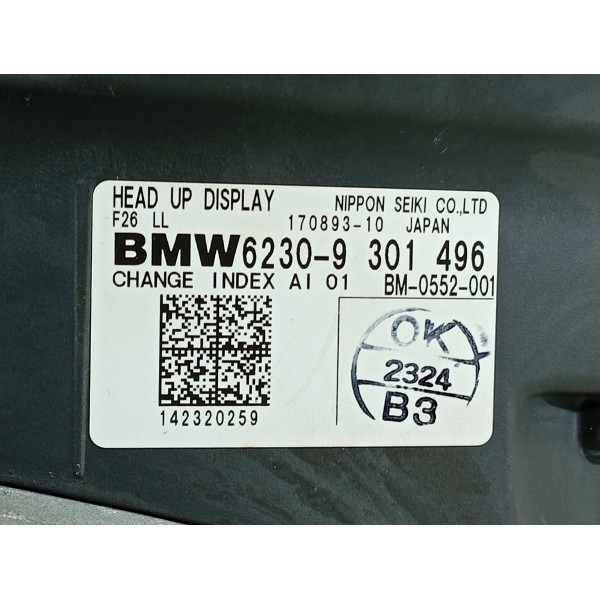 Projetor Display Parabrisa Bmw X4 Tela 2015/2018 17089310