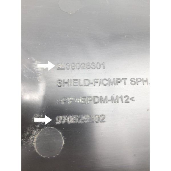 Defletor Ar Inferior Cruze Esquerdo 2017/2021 39026301 Det