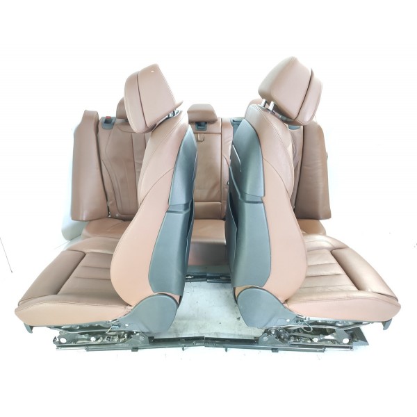 Jogo Bancos Bmw X5 2014/2019 Terracota Det Marrom-escuro