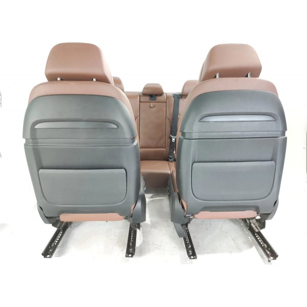 Jogo Bancos Bmw X5 2014/2019 Terracota Det Marrom-escuro
