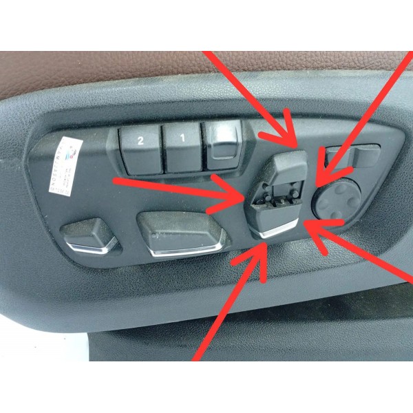 Jogo Bancos Bmw X5 2014/2019 Terracota Det Marrom-escuro