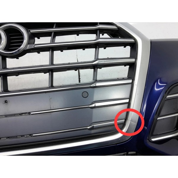 Parachoque Audi Q5 S Line Completo Dianteiro 2018/2020 Det Azul