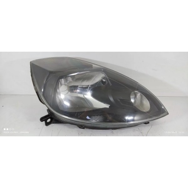 Farol Ford Ka Máscara Negra Direito 2012 Detalhe Direito/passageiro