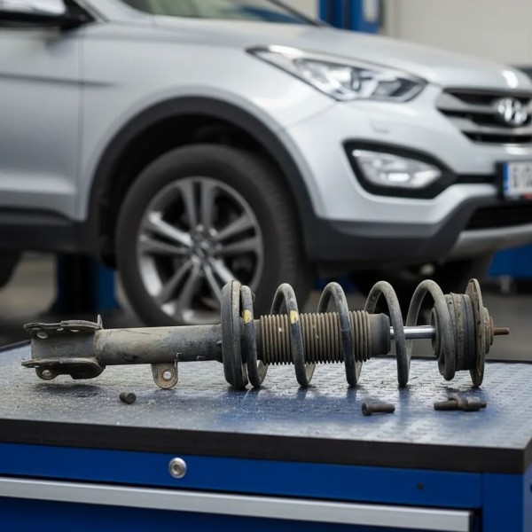 Amortecedor Mola Santa Fé 2.4 Dianteira Esquerda 2012