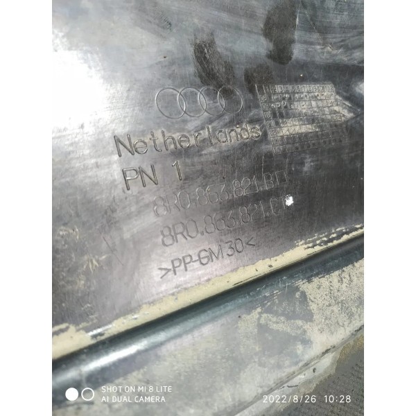 Defletor Parachoque Audi Q5 Direito 2009/2013 Detalhe