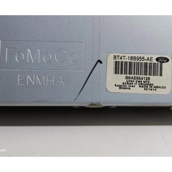 Tela Multimídia Ford Edge 2011/2014 Prata