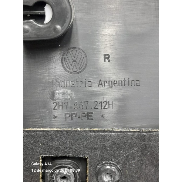 Forro Porta Amarok Traseiro Direito 2010/2023 2h7867212h Preto