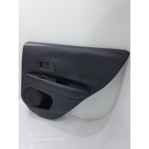 Forro Porta Honda Hrv Traseiro Direito 2015/2021 83700t7t Preto