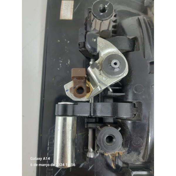 Macaneta Externa Honda Hrv Traseira Esquerda 2015/2021 Preto Traseira