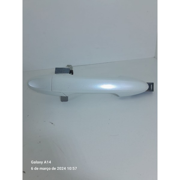 Macaneta Externa Honda Hrv Diantiera Direita 2015/2021 Branco Dianteira