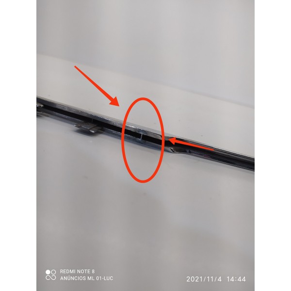 Friso Paralama Bmw 645ci Direito 2005 Série 6 Detalhe Prata