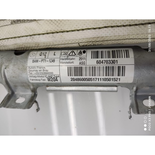 Cortina Teto C180 C200 Esquerda 2008/2014 Det 2048600505