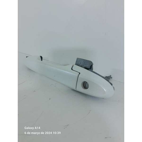 Macaneta Externa Honda Hrv Dianteira Esquerda 2015/2021 Branco Dianteira