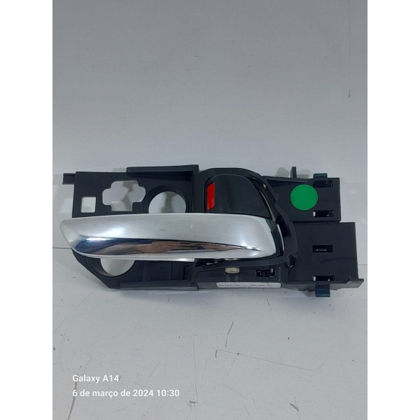 Macaneta Interna Porta Honda Hrv Traseira Direita 2015/2021 Prateado Traseira