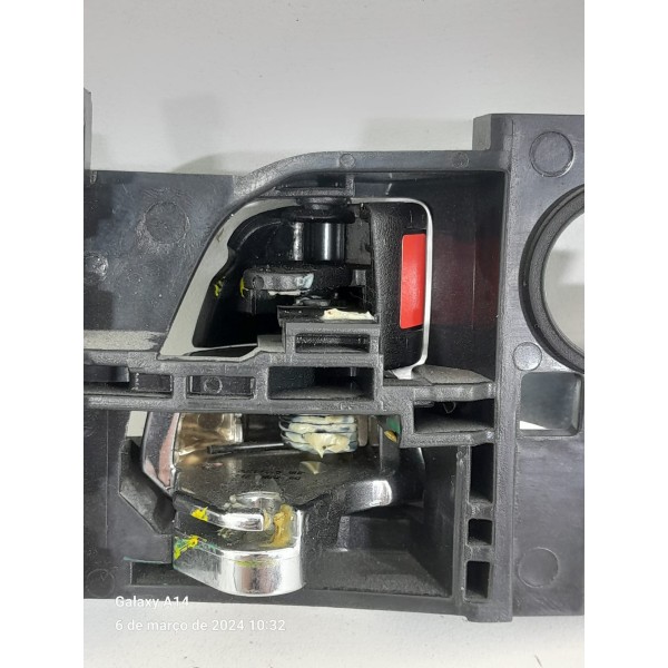 Macaneta Interna Porta Honda Hrv Traseira Direita 2015/2021 Prateado Traseira