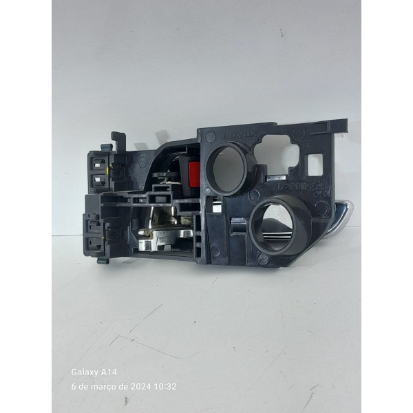 Macaneta Interna Porta Honda Hrv Traseira Direita 2015/2021 Prateado Traseira