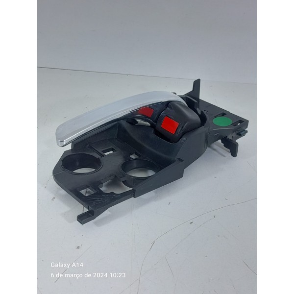 Macaneta Interna Porta Honda Hrv Traseira Esquerda 2015/2021 Prateado Traseira