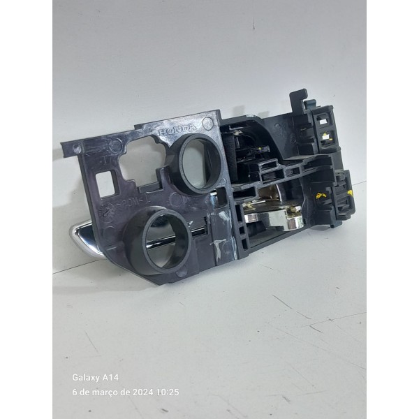 Macaneta Interna Porta Honda Hrv Traseira Esquerda 2015/2021 Prateado Traseira